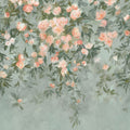 Ottavia Mural Ottavia Coral Wallpaper By Romo