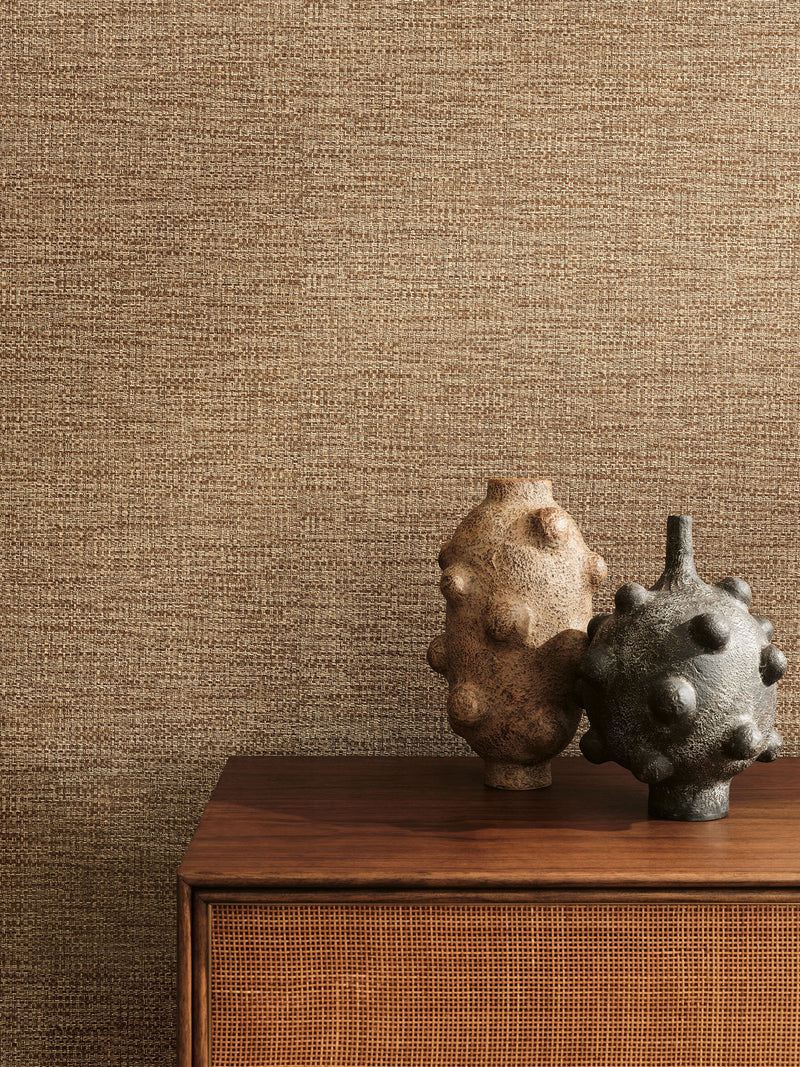 W479/06 Tali Wallcovering Coffee Bean Otillo Wallcoverings Wallpaper by Romo