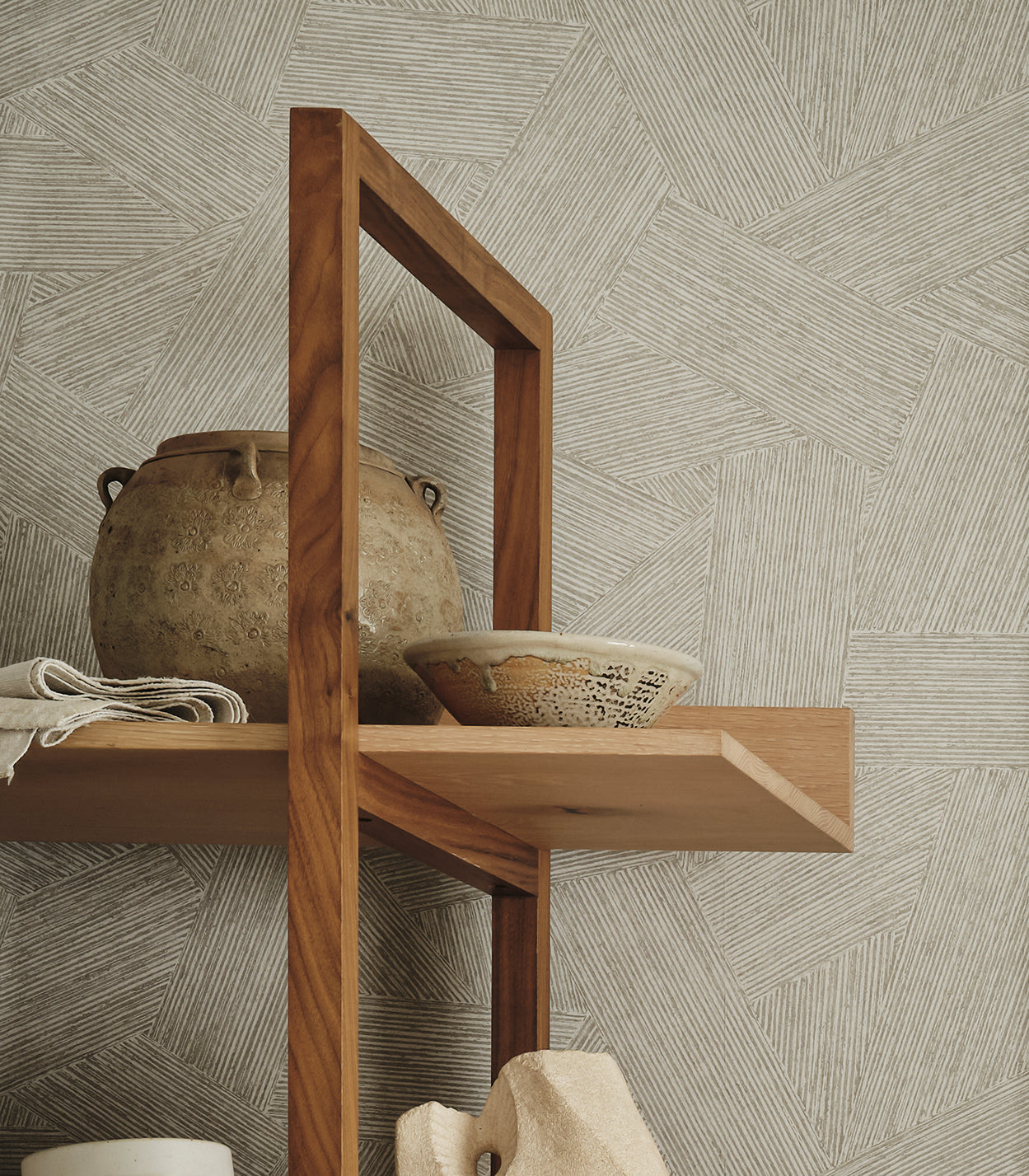 W481/03 Zenya Wallcovering Indium Otillo Wallcoverings Wallpaper by Romo