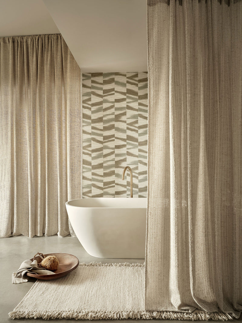 W484/03 Manzu Wallcovering Caper Otillo Wallcoverings Wallpaper by Romo