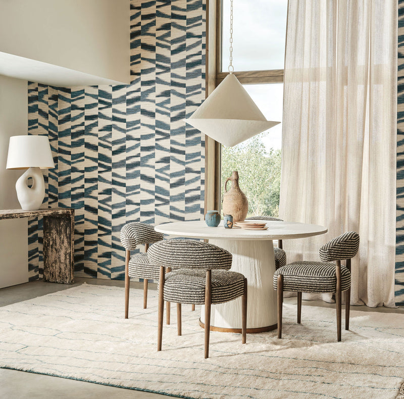 W484/05 Manzu Wallcovering Ink Otillo Wallcoverings Wallpaper by Romo