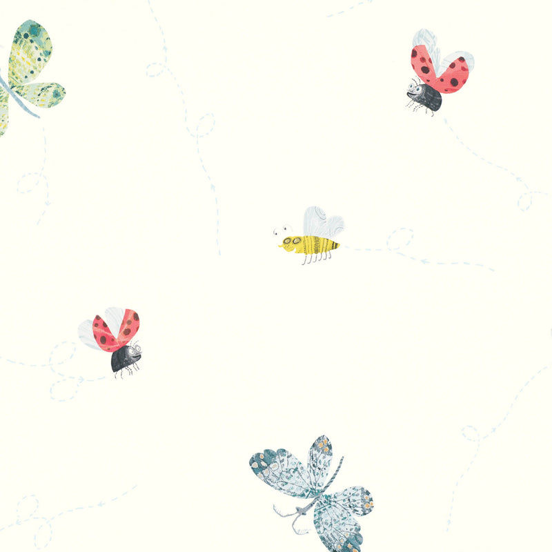 W561/01 Buzzing Around Picturebook II Wallpaper By Villa Nova