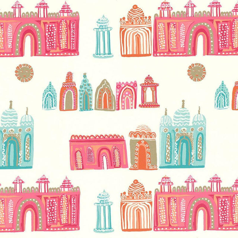 W570/01 Pink City Christopher Corr Picturebook Wallpaper By Villa Nova