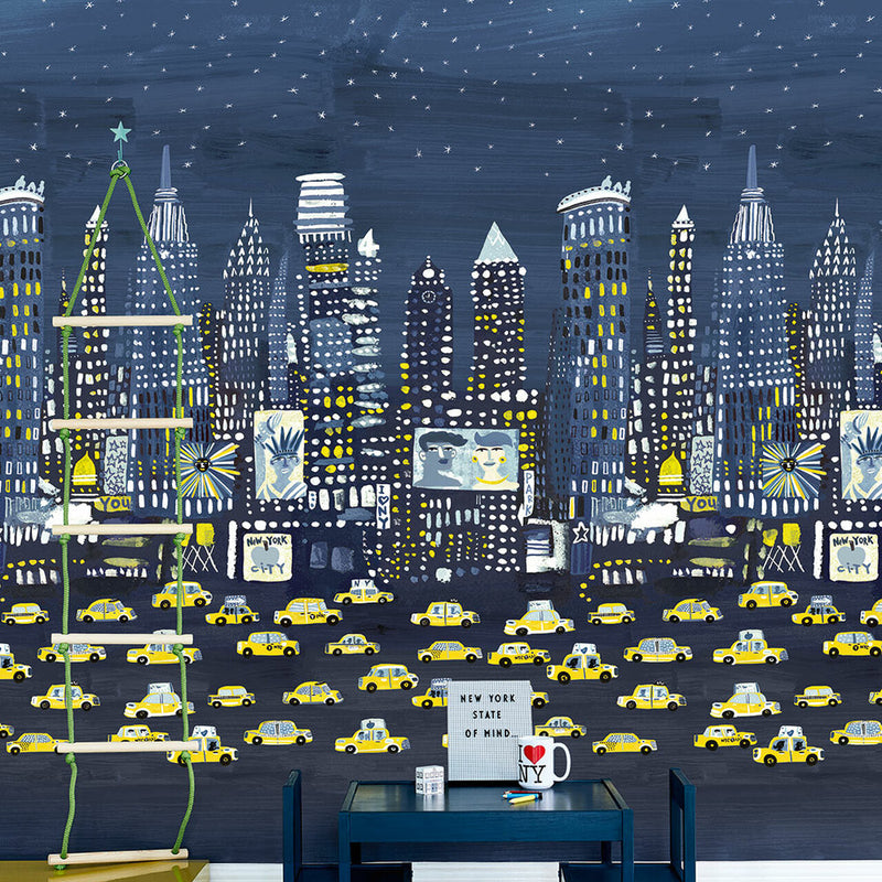 W573/01 NYC Christopher Corr Picturebook Wall Mural By Villa Nova