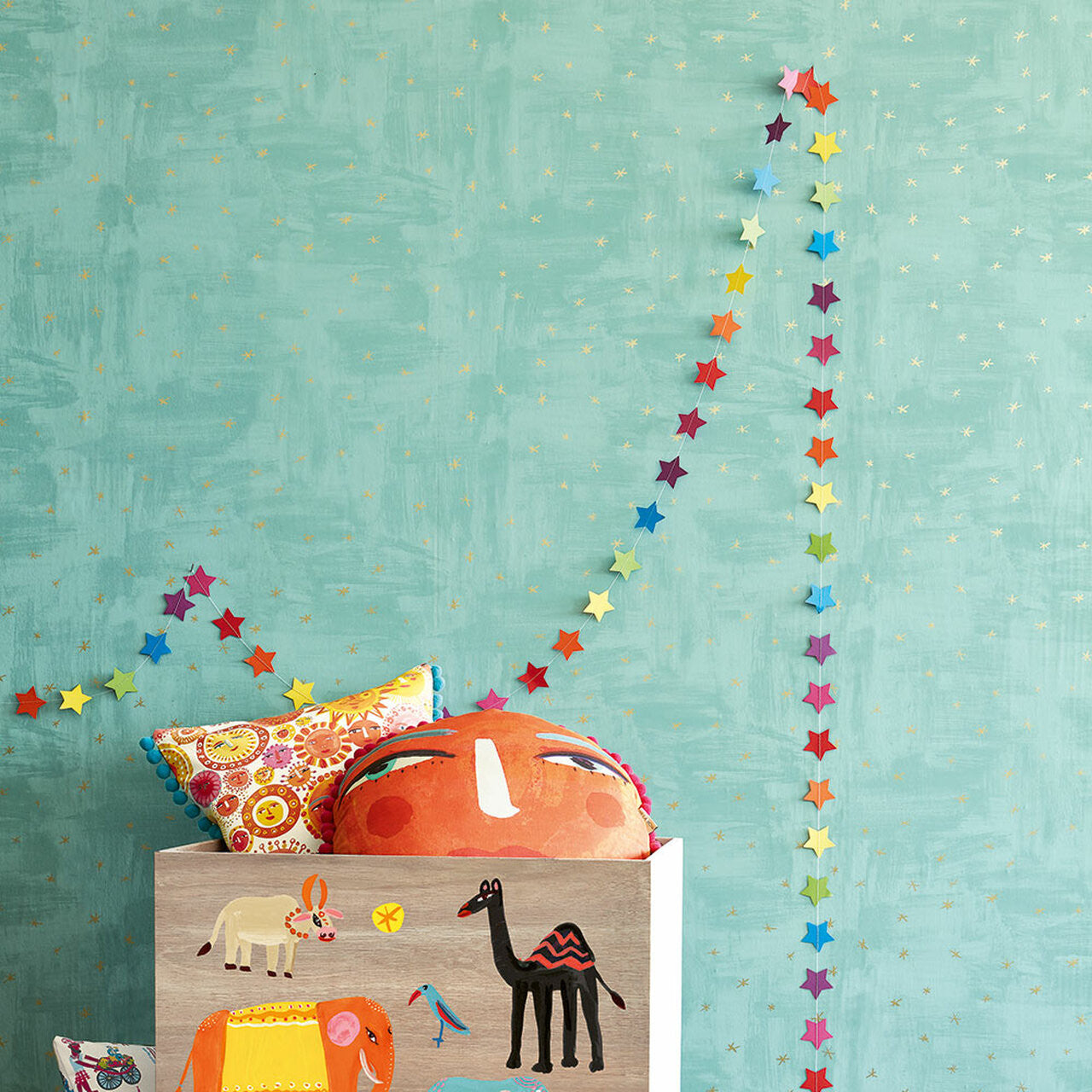 W581/01 Twinkle Twinkle Christopher Corr Picturebook Wallpaper By Villa Nova