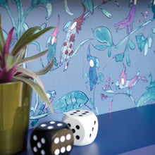 Zagazoo Cockatoos Turquoise - W6060/04 Wallpaper