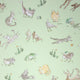 Zagazoo Quentin's Menagerie Fresh Lime Green Wallpaper