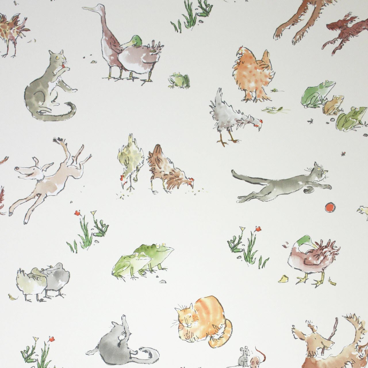 Zagazoo Quentin's Menagerie Cream - W6063/04 Wallpaper