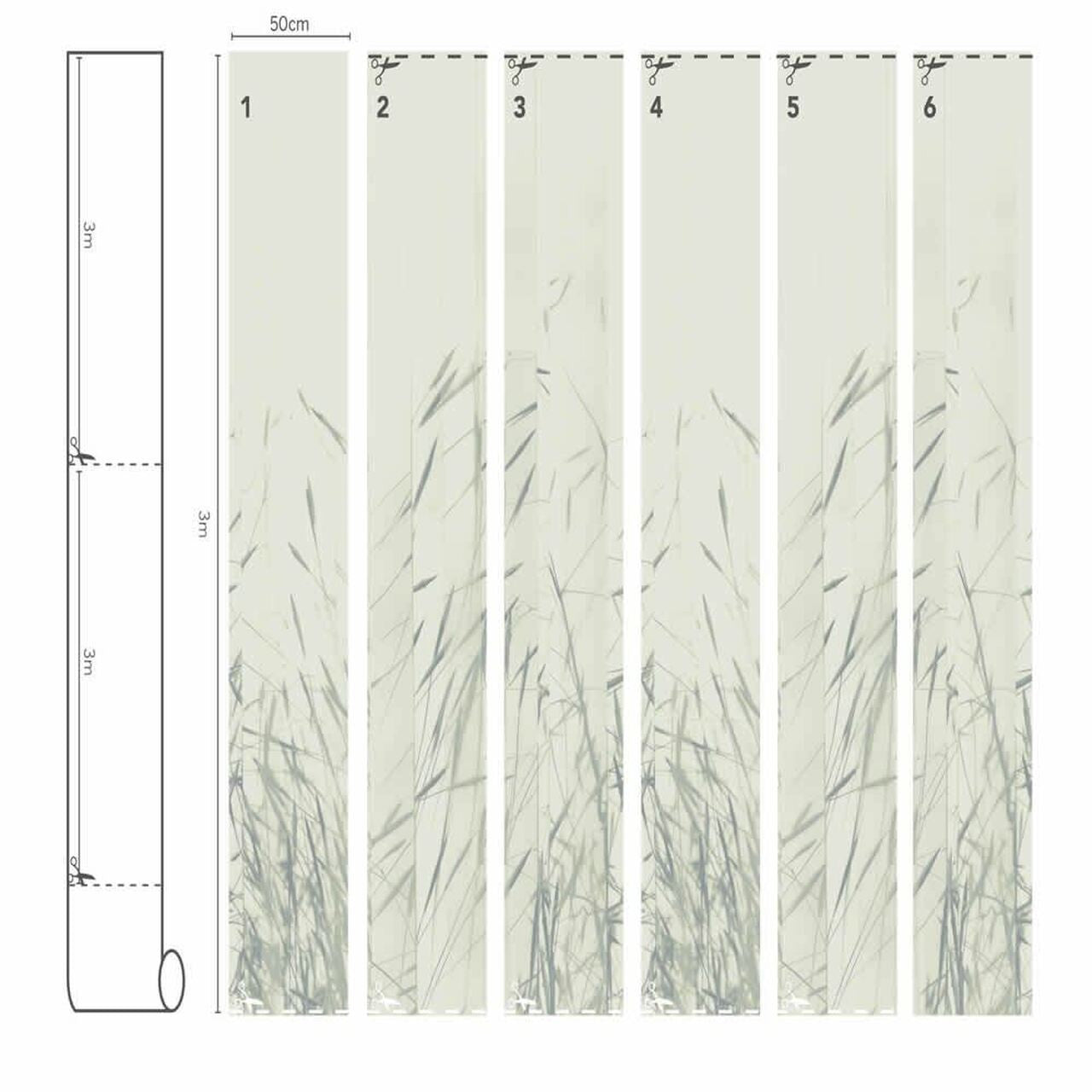 W608/02 Kishi Scene Wallpaper By Villa Nova