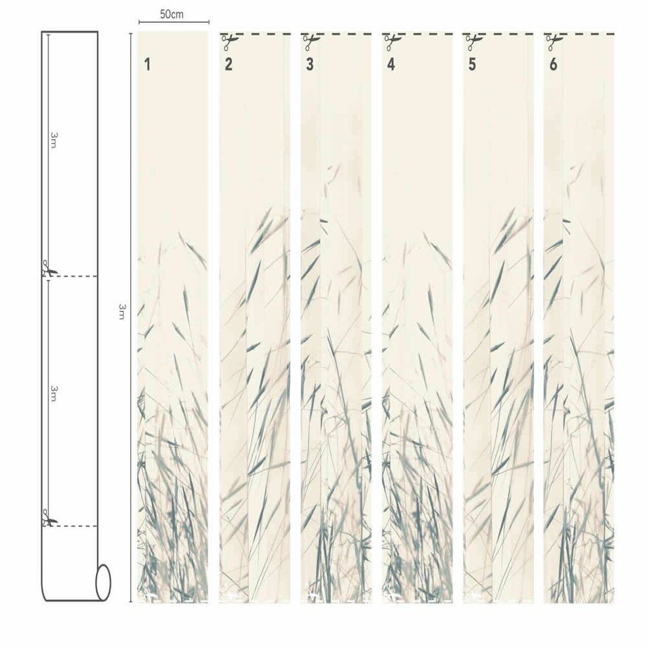 W608/03 Kishi Scene Wallpaper By Villa Nova