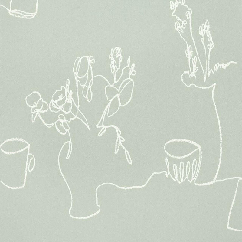 W616/06 Tabletop Still Life Wallpaper by Villa Nova