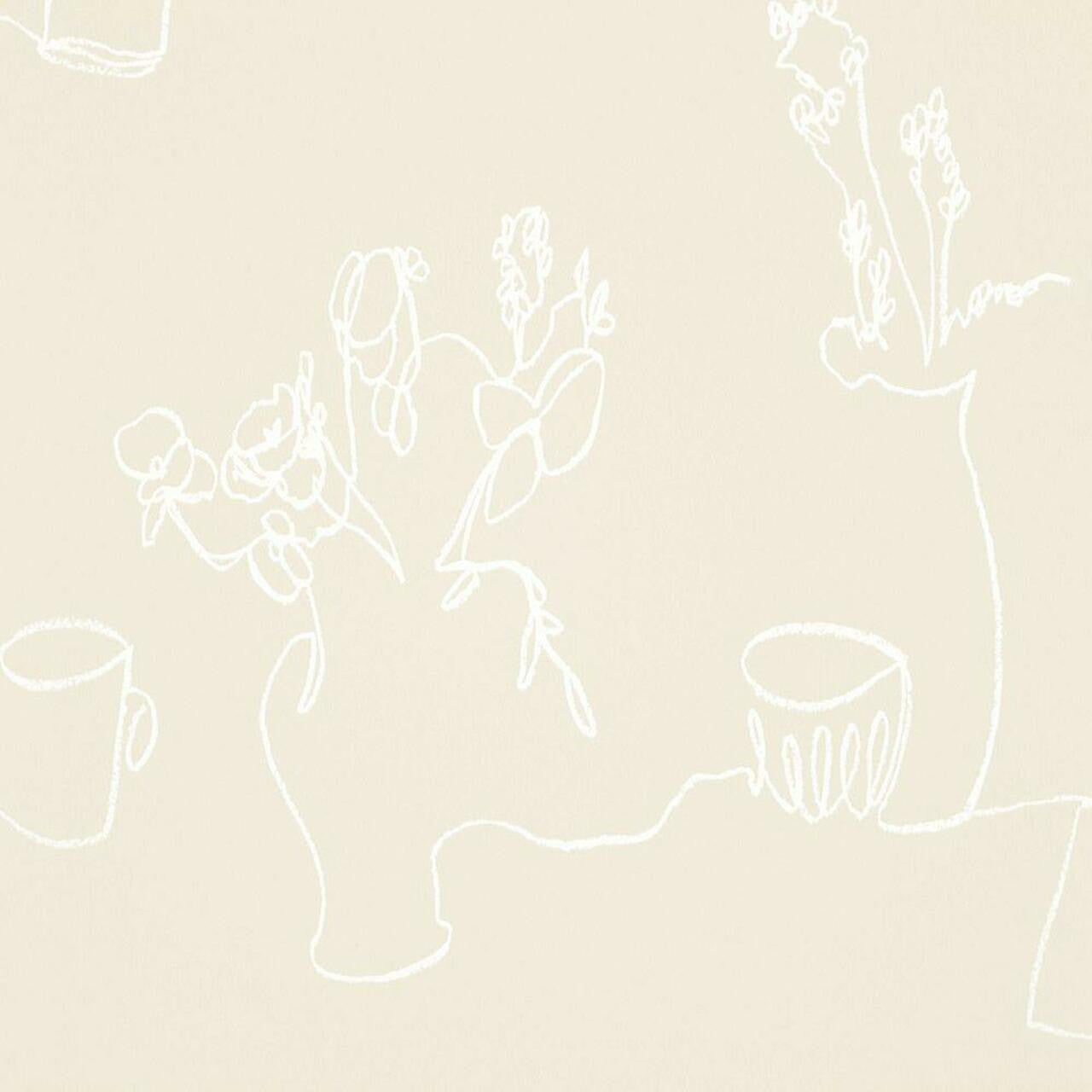 W616/08 Tabletop Still Life Wallpaper by Villa Nova