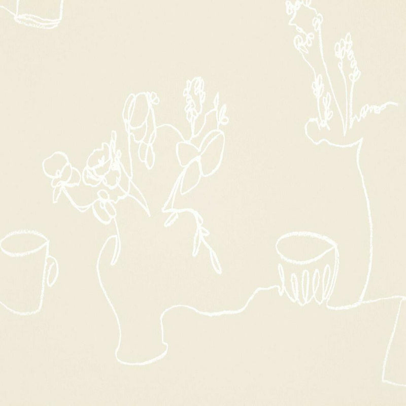 W616/08 Tabletop Still Life Wallpaper by Villa Nova