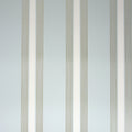 Osborne & Little Strand Grosvenor Stripe Pale Steel Blue, White and Gilver Wallpaper