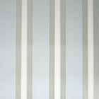 Osborne & Little Strand Grosvenor Stripe Pale Steel Blue, White and Gilver - W6291-05 Wallpaper