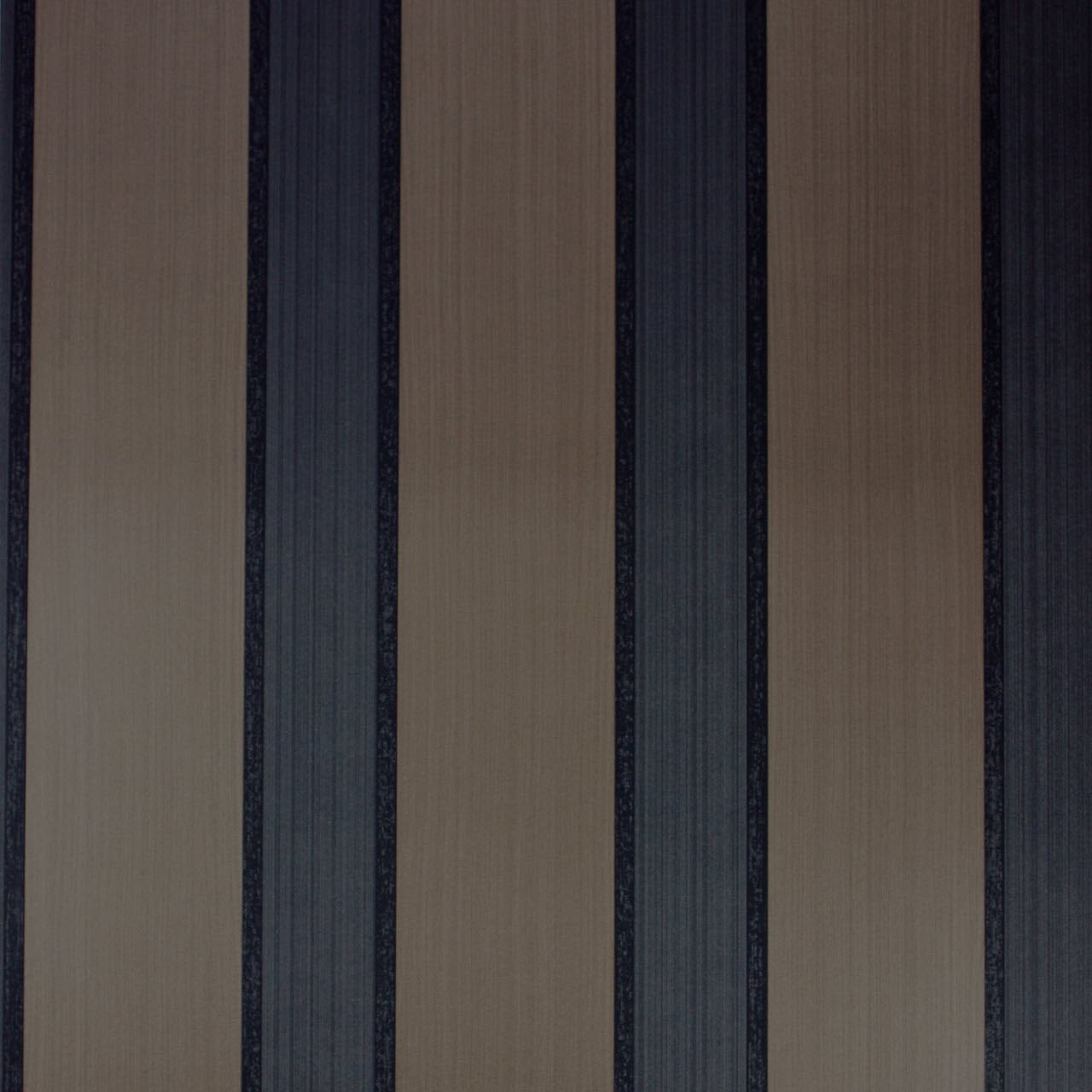 Osborne & Little Strand Portland Stripe Slate and Bronze - W6292-01 Wallpaper