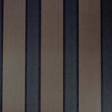 Osborne & Little Strand Portland Stripe Slate and Bronze - W6292-01 Wallpaper