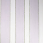 Osborne & Little Strand Portland Stripe Ivory and Lilac - W6292-07 Wallpaper