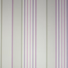 Osborne & Little Strand Marylebone Stripe Lilac and Stone - W6294-01 Wallpaper