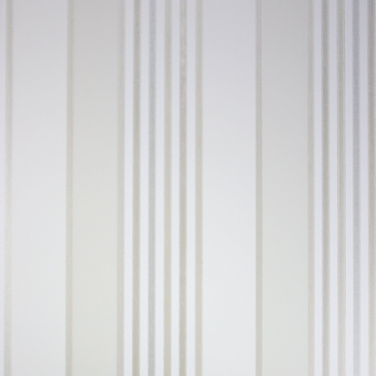 Osborne & Little Strand Marylebone Stripe Pale Gilver and Linen - W6294-03 Wallpaper