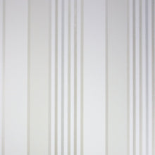 Osborne & Little Strand Marylebone Stripe Pale Gilver and Linen - W6294-03 Wallpaper