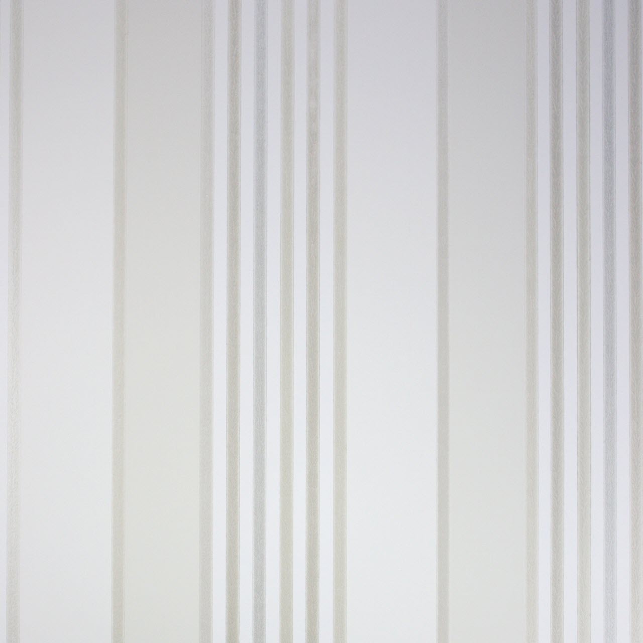 Osborne & Little Strand Marylebone Stripe Pale Gilver and Linen - W6294-03 Wallpaper