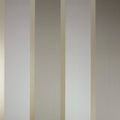 Osborne & Little Strand Fitzroy Stripe Taupe and Gilver Wallpaper