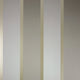 Osborne & Little Strand Fitzroy Stripe Taupe and Gilver Wallpaper
