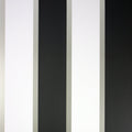 Osborne & Little Strand Fitzroy Stripe White, Black and Pale Gilver Wallpaper
