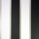 Osborne & Little Strand Fitzroy Stripe White, Black and Pale Gilver Wallpaper