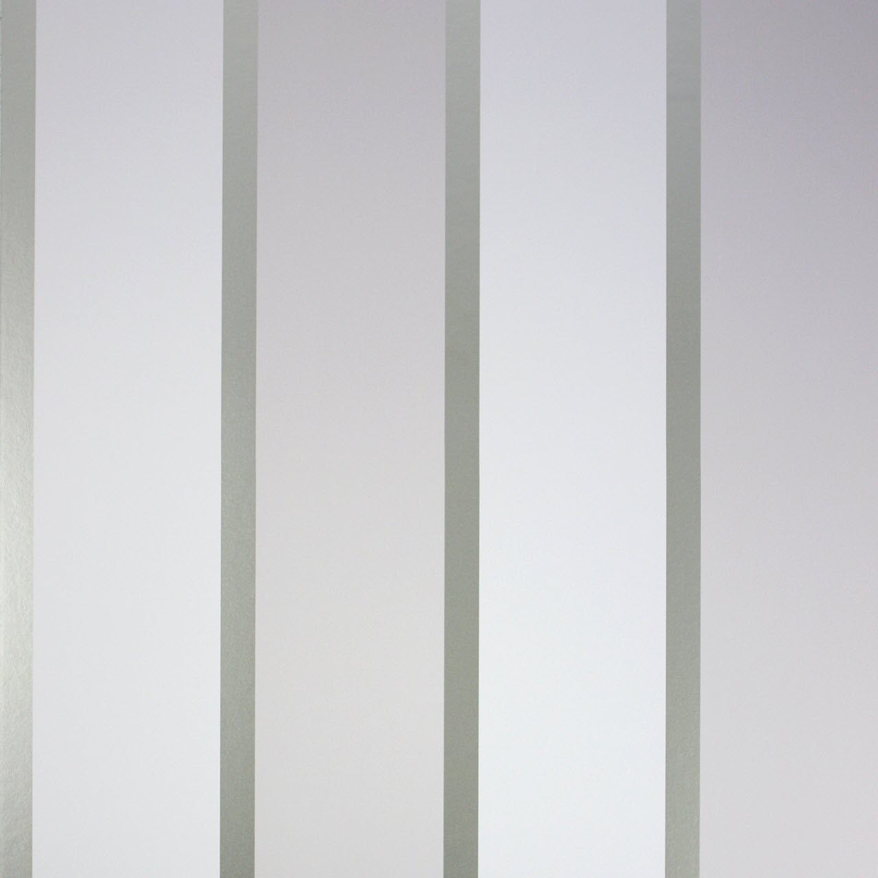 Osborne & Little Strand Fitzroy Stripe Silver and Grey - W6295-06 Wallpaper