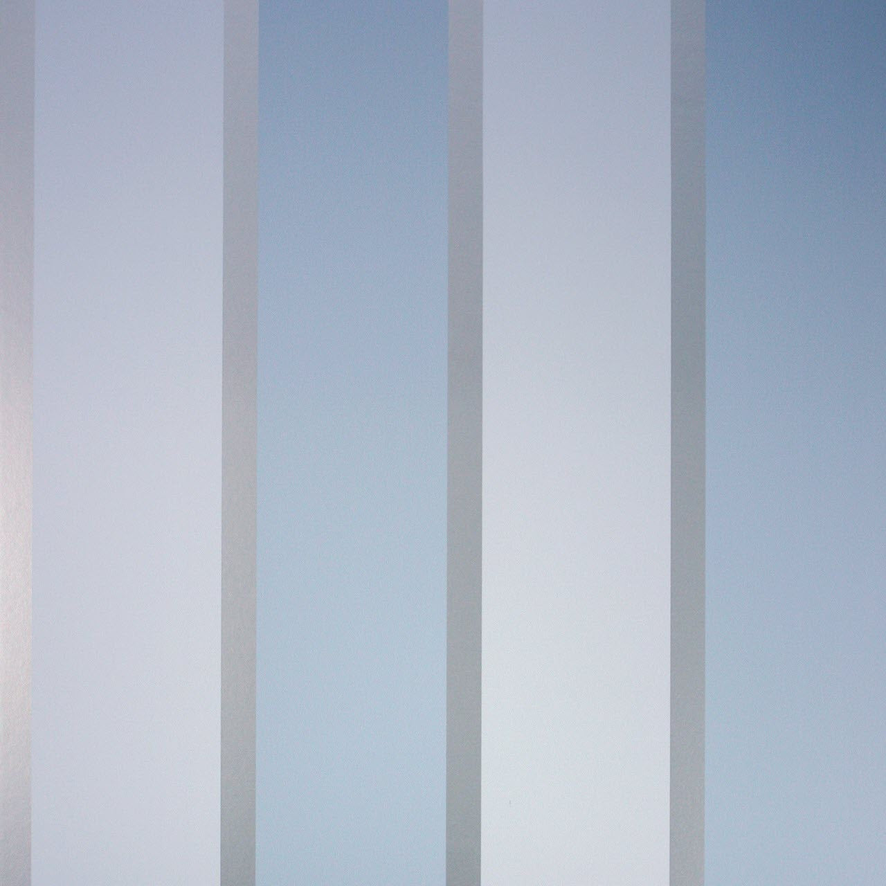 Osborne & Little Strand Fitzroy Stripe Cameo Blue and Silver - W6295-09 Wallpaper