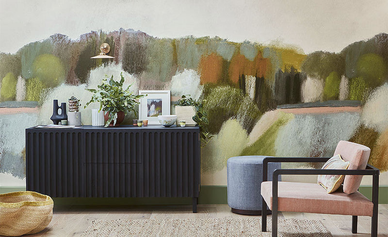 Welbeck Wall Mural X Kyra Cane Wallpaper by Villa Nova