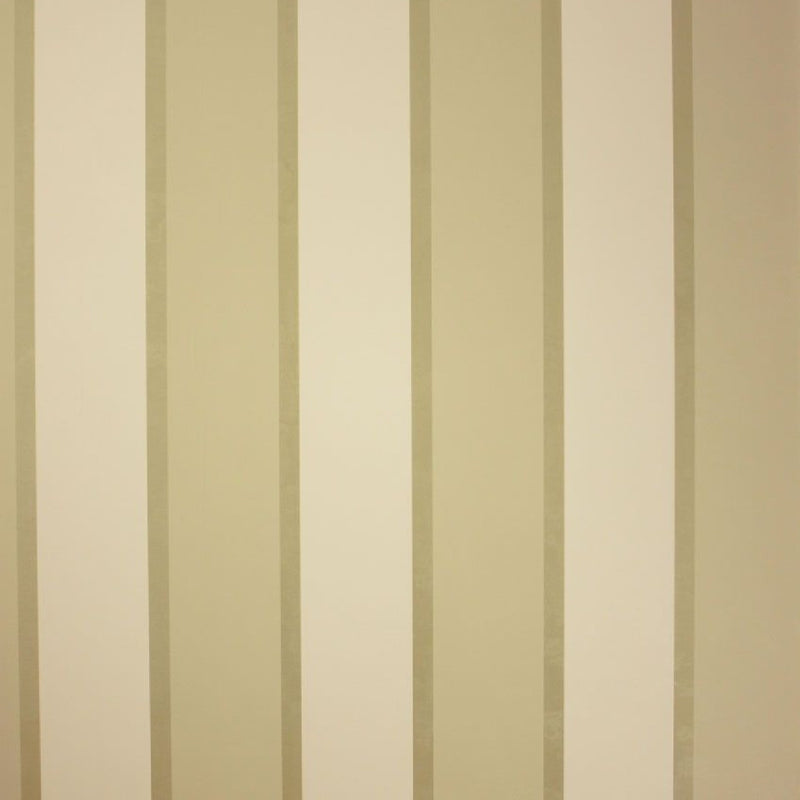 Osborne & Little Metropolis Vinyls 2 Fitzroy Vinyl Buttermilk and Gilver - W6332-04 Wallpaper (sold per linear metre)