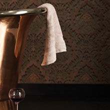 Osborne & Little Metropolis Vinyls 2 Rezzonico Vinyl Cappuccino and Bronze - W6333-01 Wallpaper (sold per linear metre)