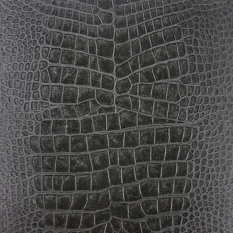 Osborne & Little Metropolis Vinyls 2 Crocodilo Vinyl Black - W6337-06 Wallpaper