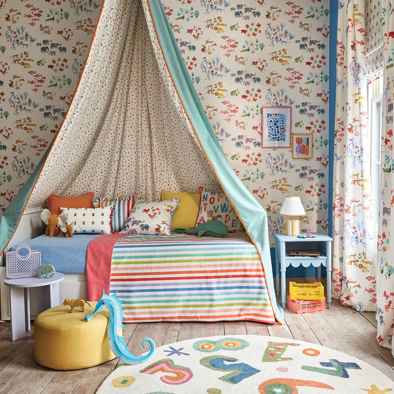 W642/01 One, Two, Three Picturebook II Wallpaper By Villa Nova