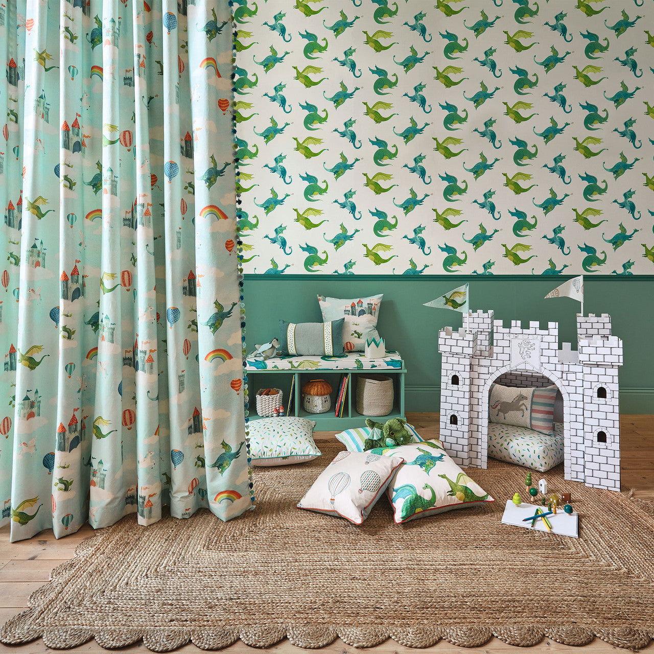 W647/01 Dragon Dreams Picturebook II Wallpaper By Villa Nova