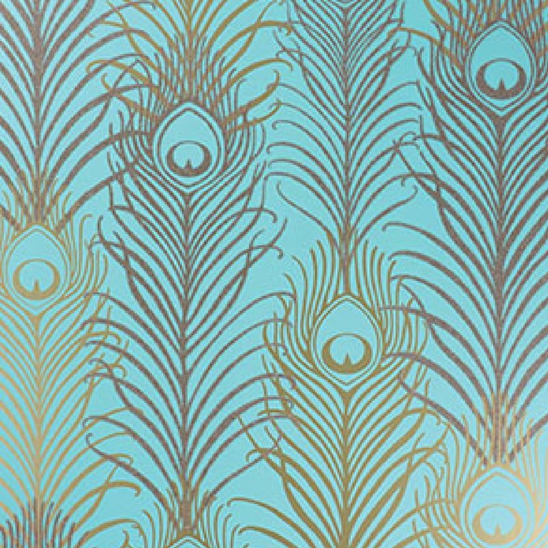 W6541-02 (W654102) Eden Peacock Wallpaper by Matthew Williamson