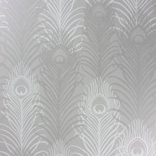 W6541-04 Peacock Pebble / White Wallpaper by Matthew Williamson