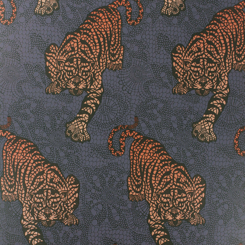 W6542-03 Tyger Tyger Dark Violet Wallpaper by Matthew Williamson