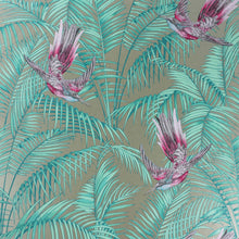 W6543-06 Sunbird Metallic Gold Wallpaper by Matthew Williamson