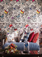 W6592-01 Butterfly Garden Verdanta Wallpaper by Osborne & Little
