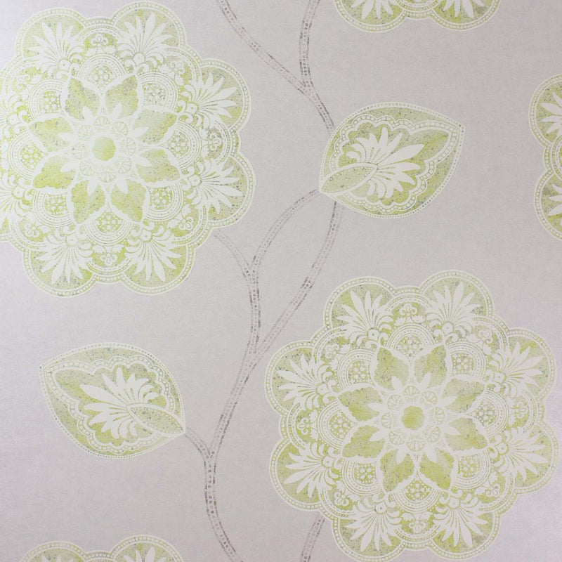 W6593-02 Mumtaz Verdanta Wallpaper by Osborne & Little