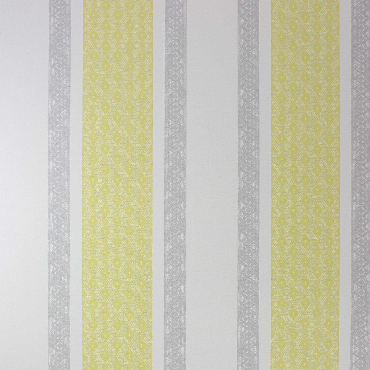 W6595-02 Chantilly Stripe Verdanta Wallpaper by Osborne & Little