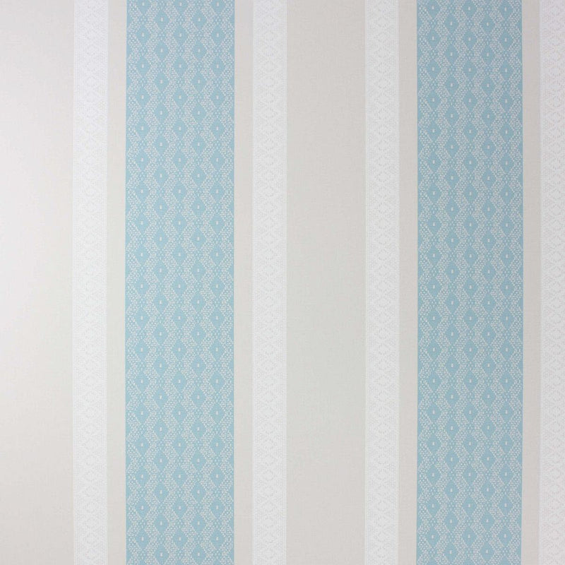W6595-03 Chantilly Stripe Verdanta Wallpaper by Osborne & Little