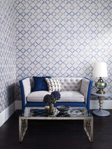 W6599-02 Quatrefoil Verdanta Wallpaper by Osborne & Little