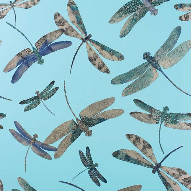 ( W665003 ) Dragonfly Dance Samana Wallpaper by Matthew Williamson (Batch 3031A)