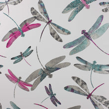 W6650-05 Dragonfly Dance Fuchsia Wallpaper by Matthew Williamson
