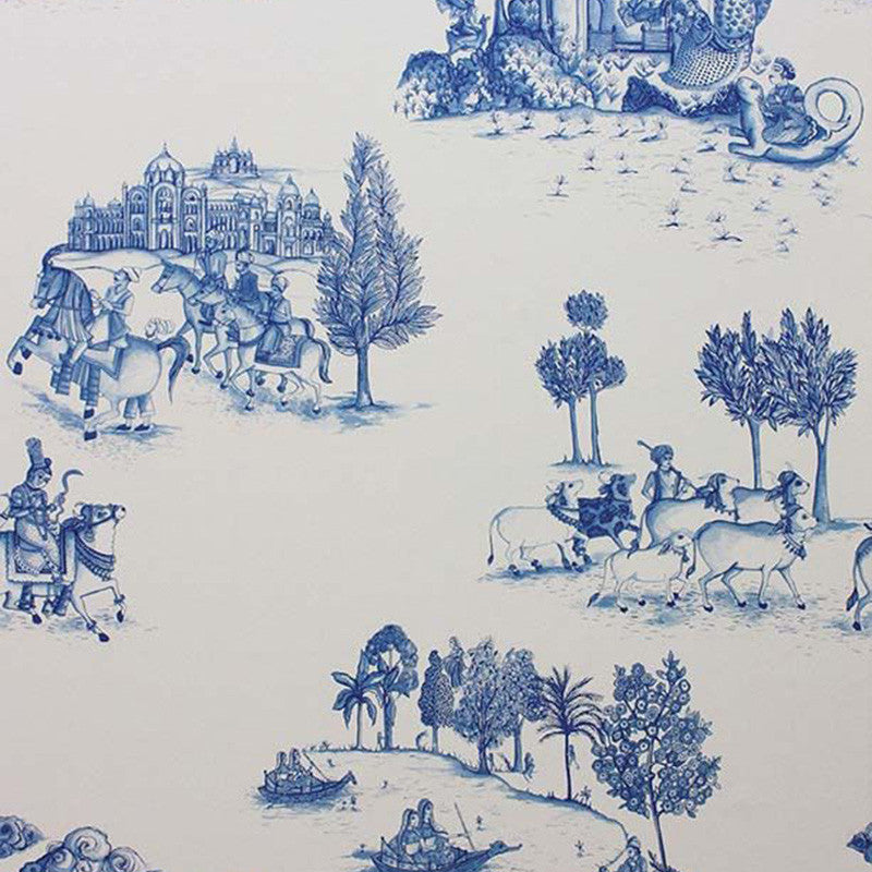 W6951-01 Zanskar Durbar Wallpaper by Matthew Williamson